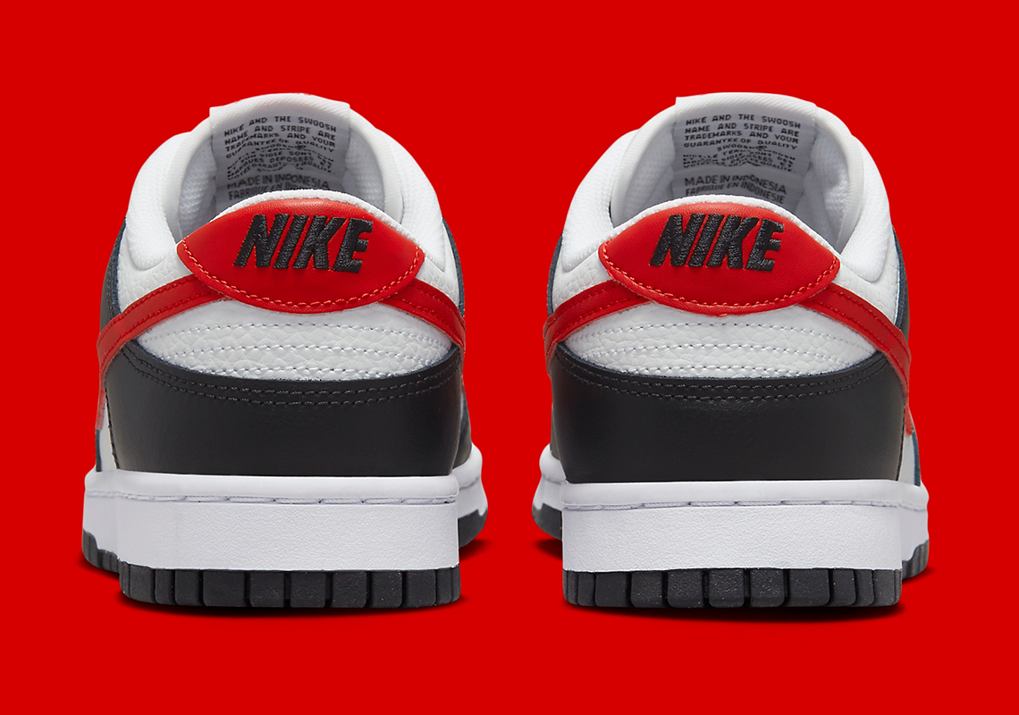 Nike Dunk Low Black Red White 4