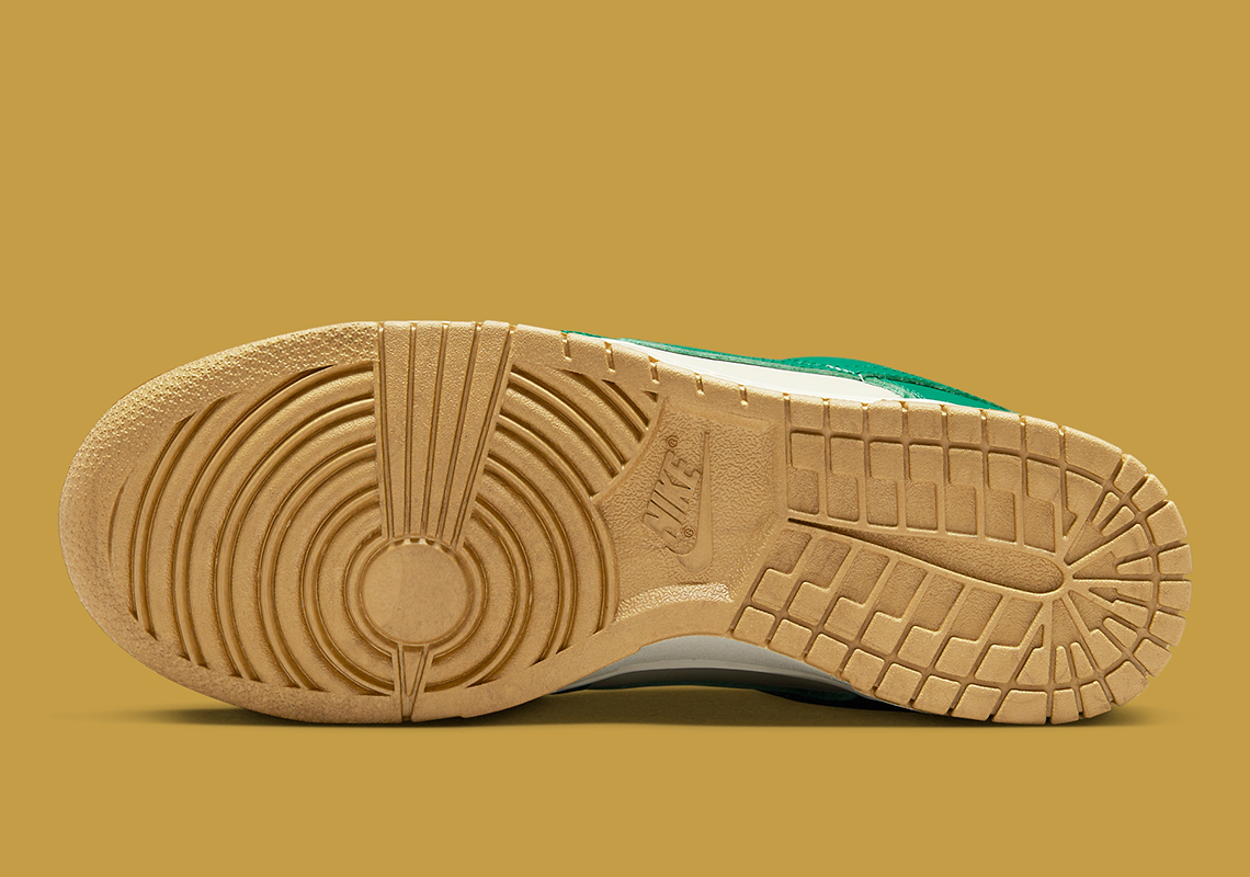 Nike Dunk Low Green Gold triple Date 8