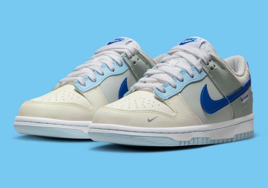 This Kids-Exclusive Nike Dunk Low Adds Extra Logo Hits