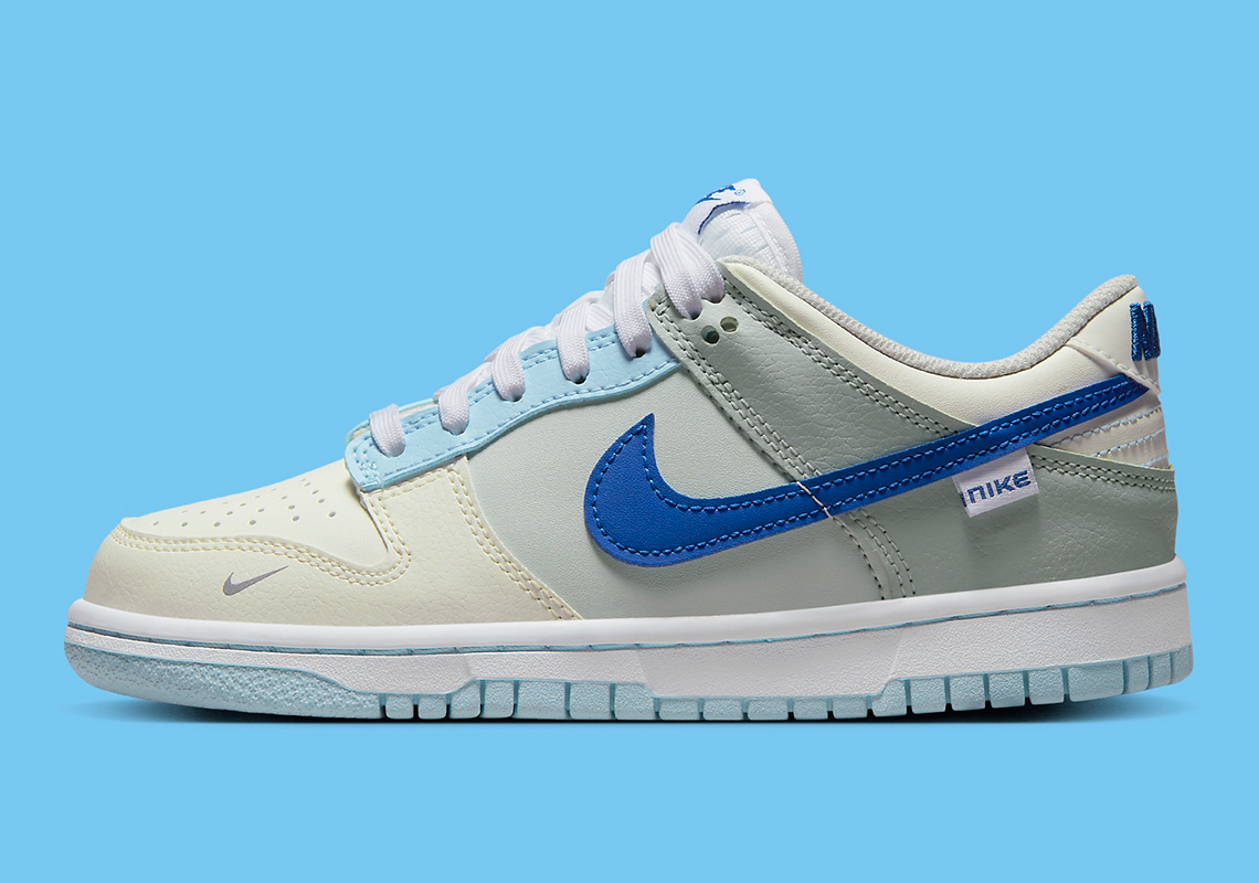 Nike Dunk Low GS Grey Royal FB1843-141 | SneakerNews.com