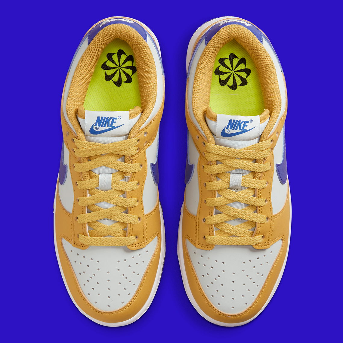 nike dunk low next nature gold royal dn1431 700 release date 2