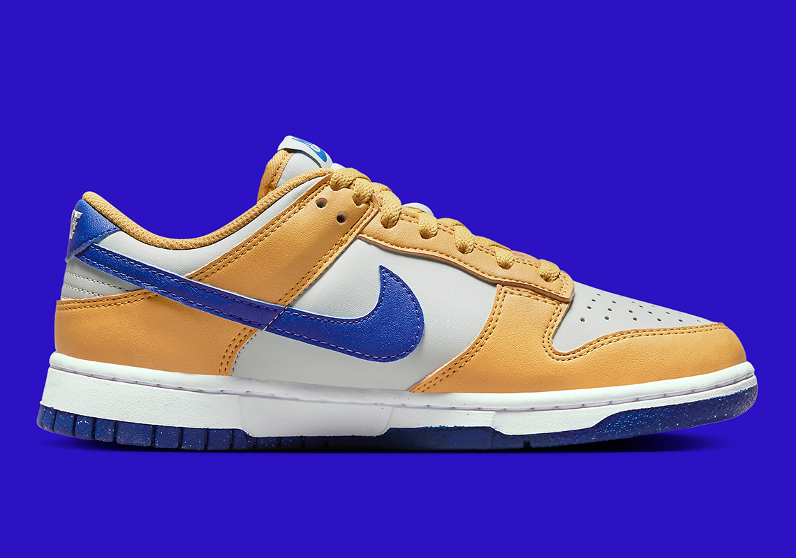 nike dunk low next nature gold royal dn1431 700 release date 3