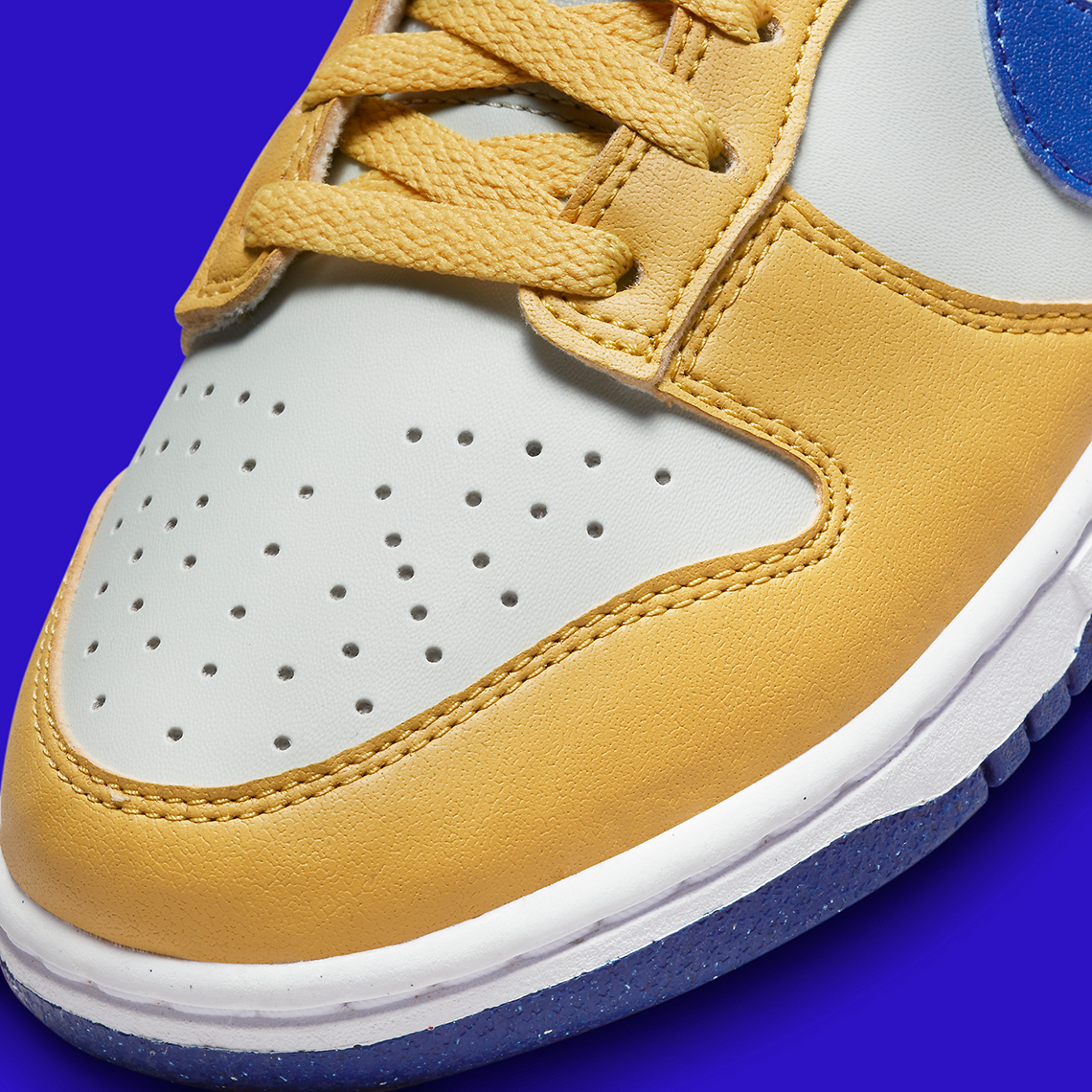 Nike Dunk Low Next Nature Gold Royal Dn1431 700 Release Date 8
