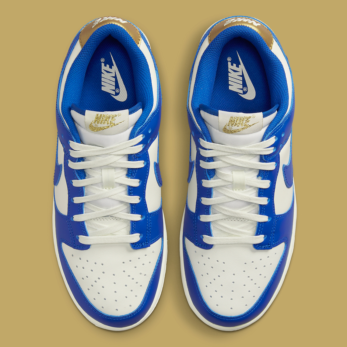 Nike Dunk Low Royal Blue Gold 5
