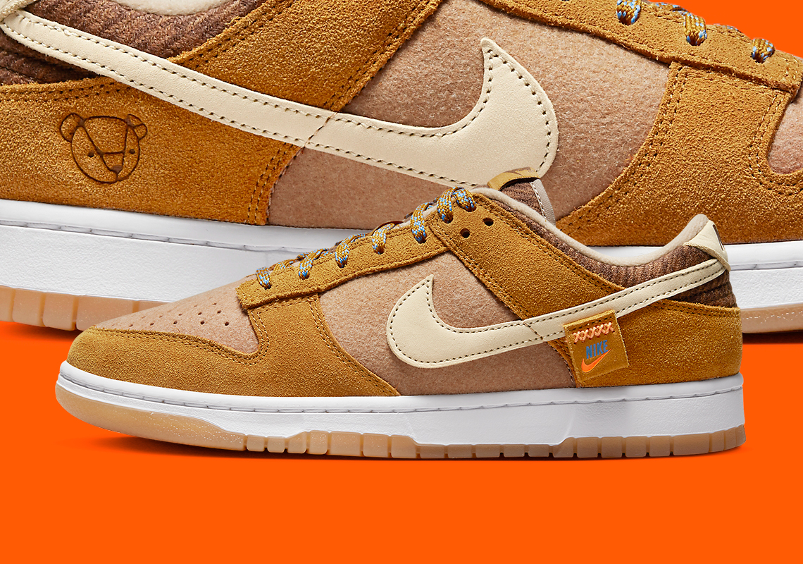 Official Images Of The Nike Dunk Low "Teddy Bear"