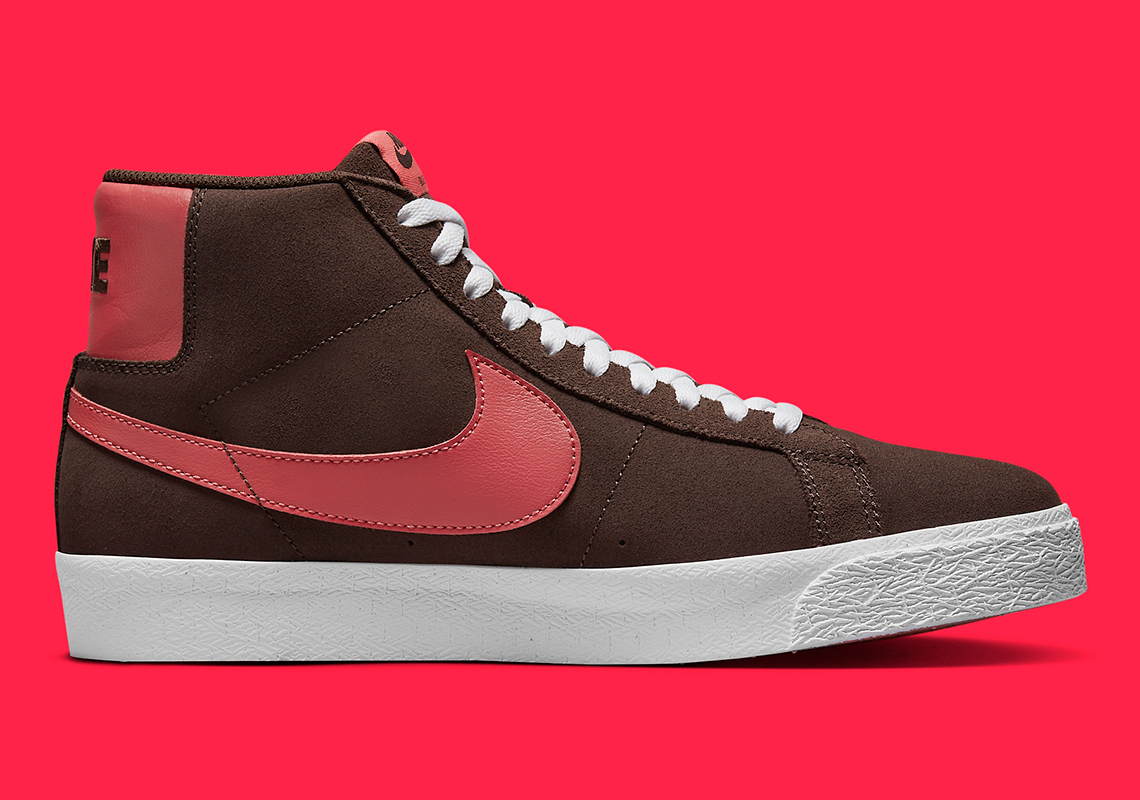 Nike Sb Blazer Mid Brown Pink Fd0731 200 4