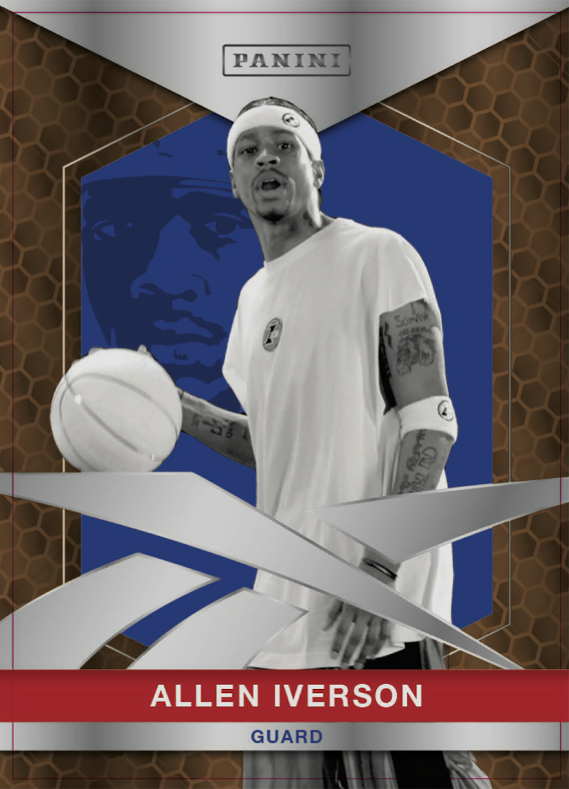 panini reebok allen iverson promo cards 1