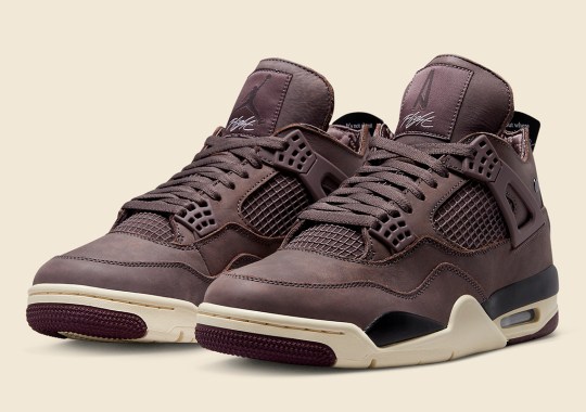 Official Images Of The A Ma Maniere x Air Jordan 4 “Violet Ore”