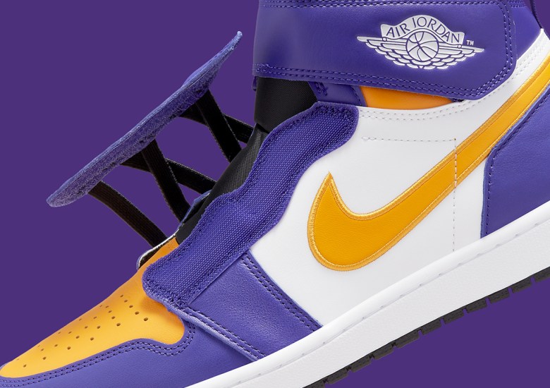 air jordan yellow and purple