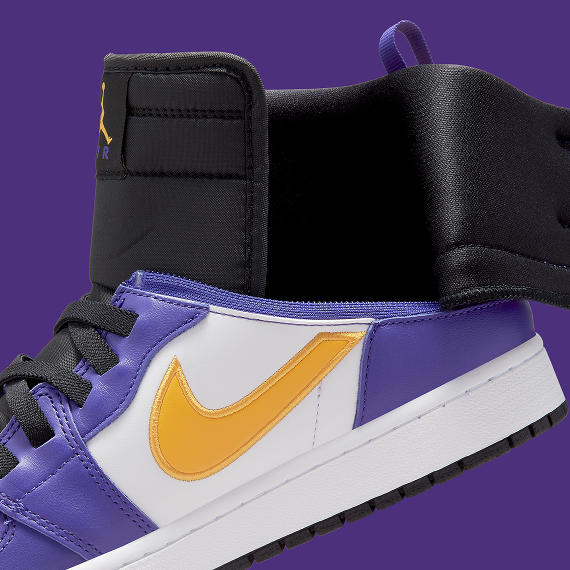 jordan 1 mid orange black for sale Flyease Lakers Cq3835 517 10