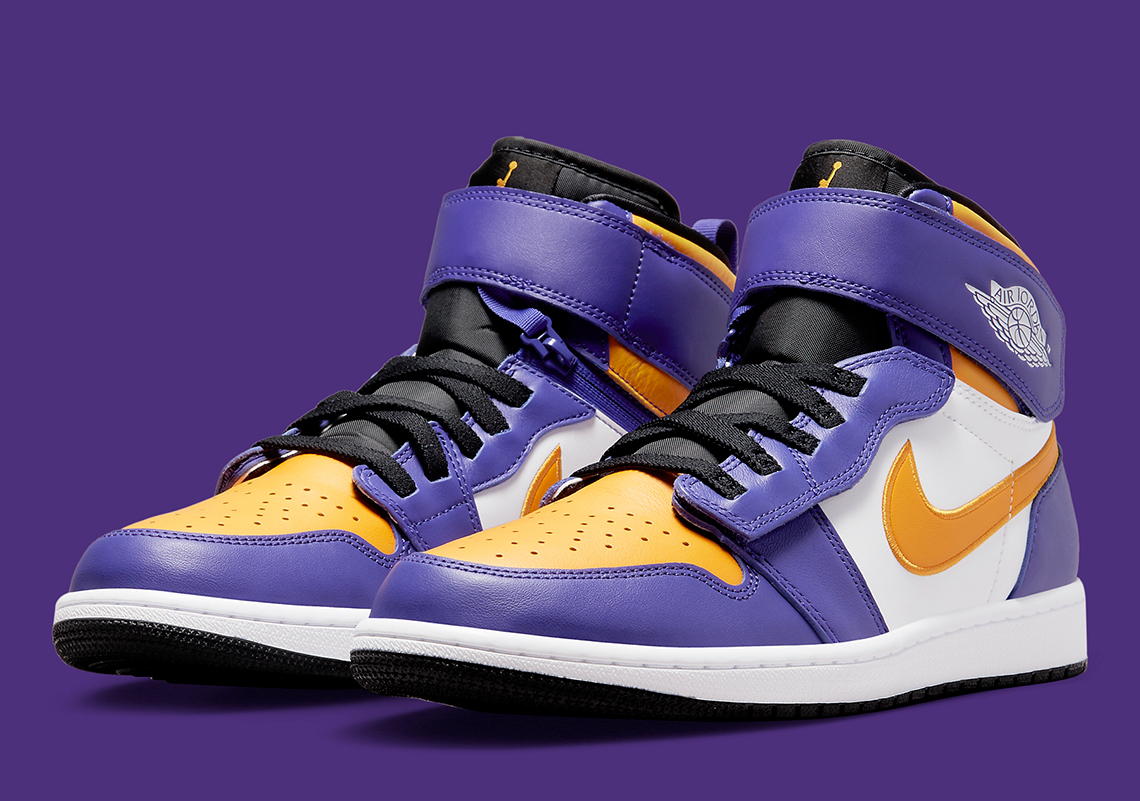 Air jordan hot sale laker colors