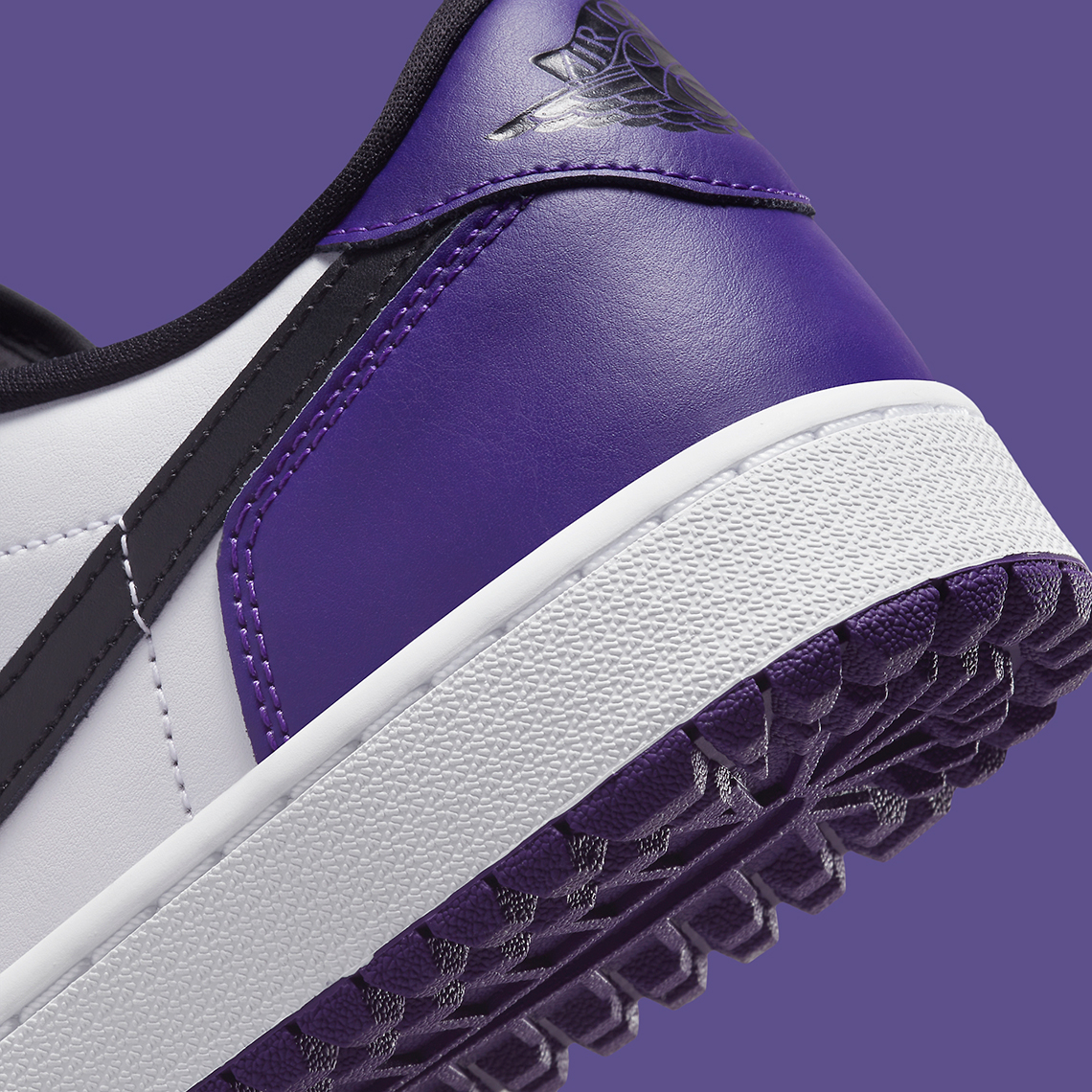 値下げ NIKE AIR Air JORDAN Air 1 Golf LOW GOLF Court Jordan Purple ...