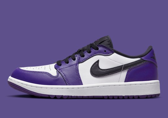 The Air Jordan 1 Low Golf Hits The Green In "Court Purple"