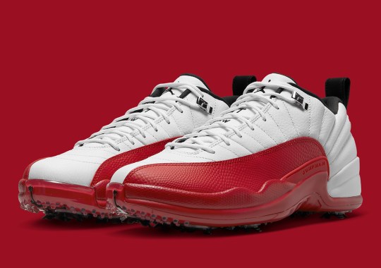 Official Images Of The Air Jordan 12 Low Golf “Cherry”