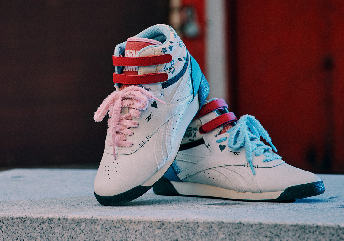 reebok question low patent toe carolina blue