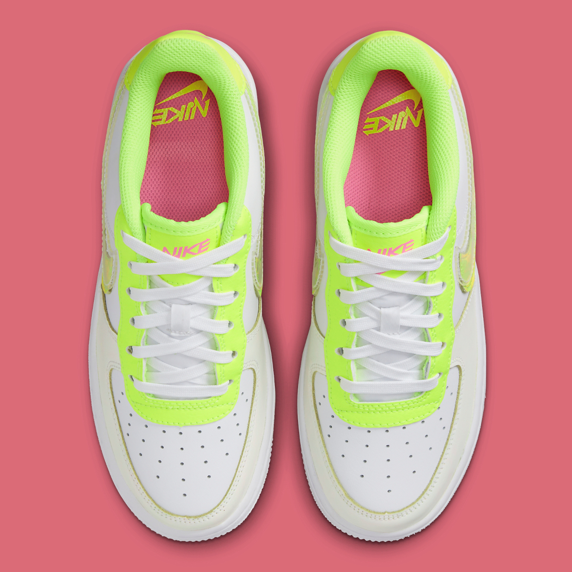 Nike, Shoes, Air Force Neon Green