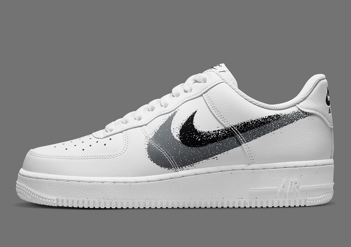 translate Expectation yours Nike Air Force 1 Spray Paint Swoosh FD0660-100 | SneakerNews.com