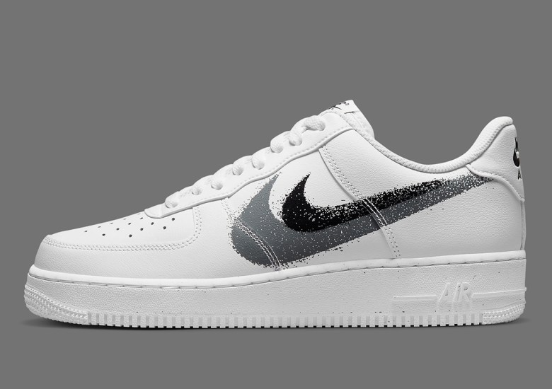 Nike Tags The Air Force 1 Low With Spray Paint Swooshes