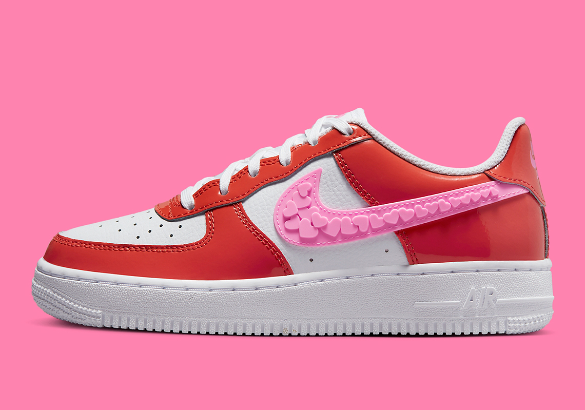 Nike Air Force 1 Valentines Day GS FD1031 600 2