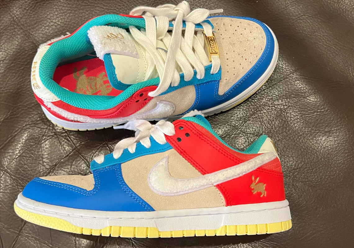 Nike's Chinese New Year 2023 Collection Will Include A Colorful, Rabbit-Adorned Dunk Low