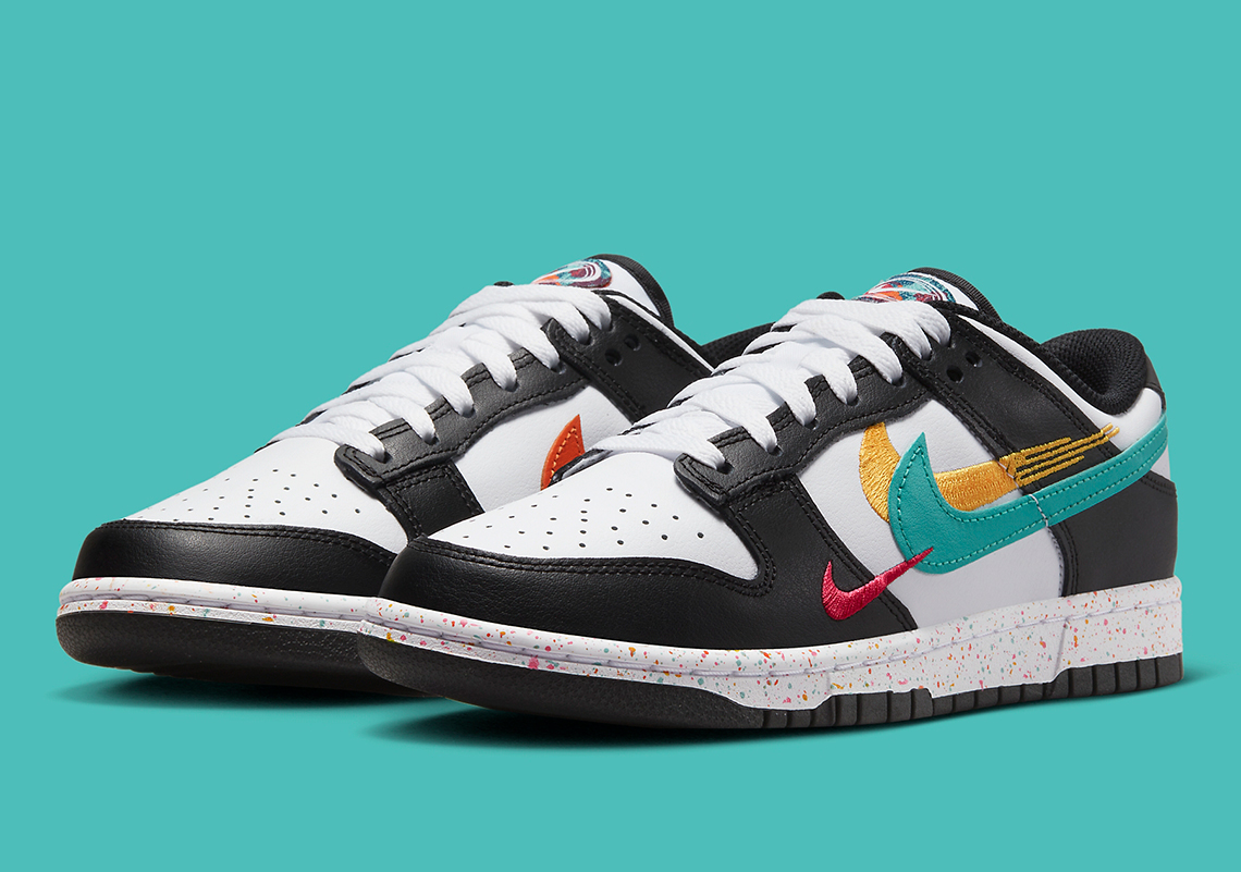 Nike Dunk Low Multi Swoosh 4