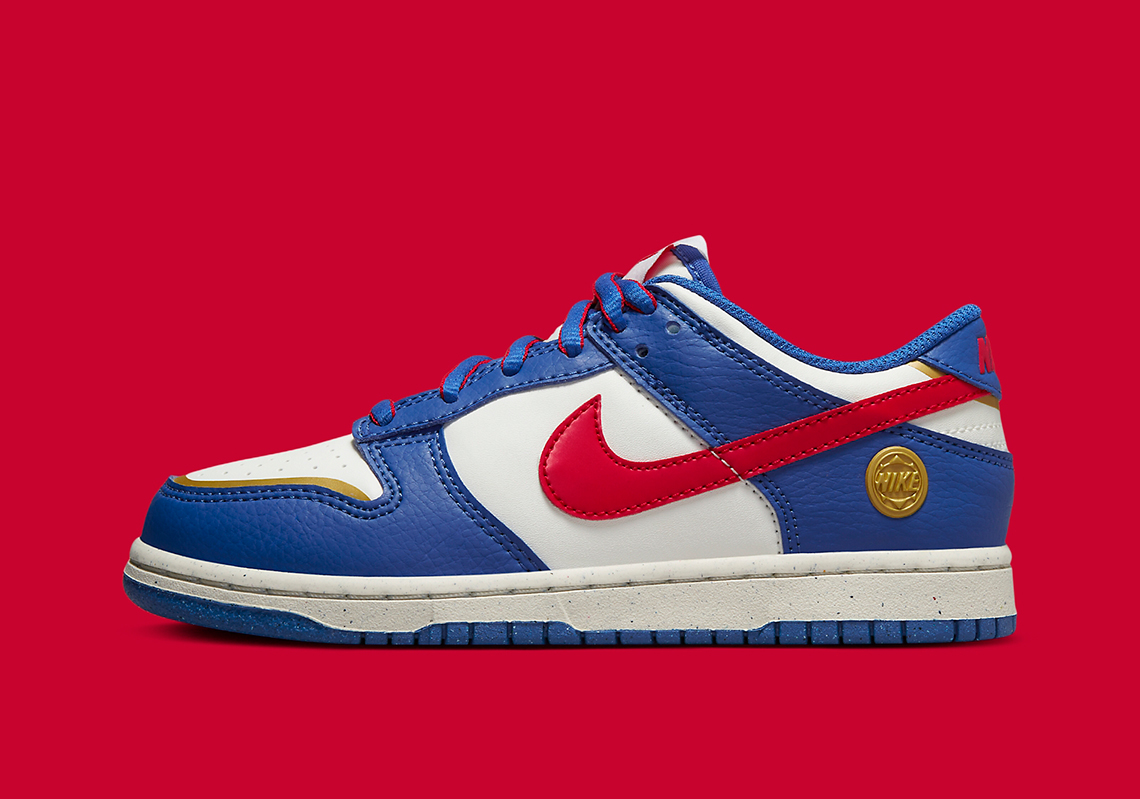 Nike Dunk Low Red White Blue Fd0673 400 1