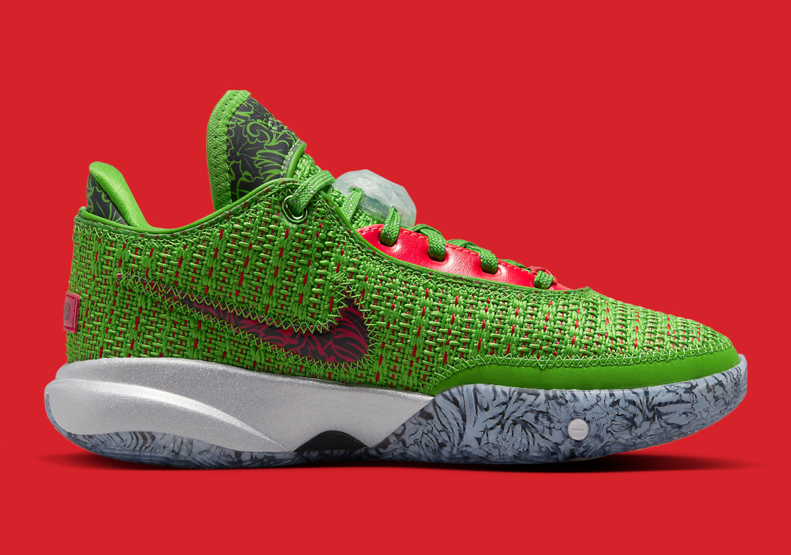 Nike Unveils LeBron 20 “Christmas” Color Way –