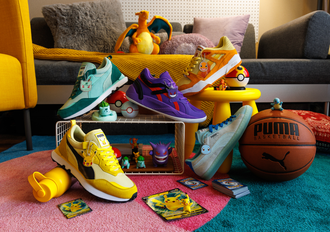 Puma Rider FV Pikachu Trainers Yellow