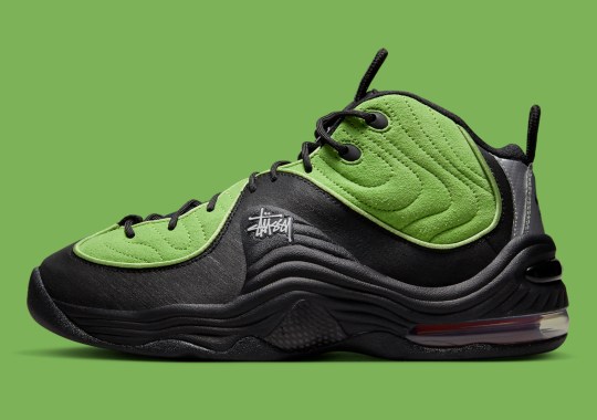 Stüssy x Nike Air Penny 2 Releasing In “Green Flash/Black”
