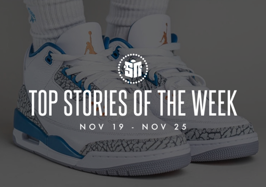 Seven Can’t Miss Sneaker News Headlines From November 19th to November 25th