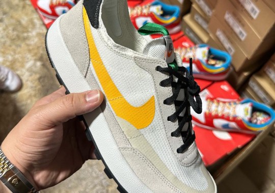 Yellow Swooshes And Green Pull-Tabs Adorn This Upcoming Tom Sachs x Nike General Purpose Shoe