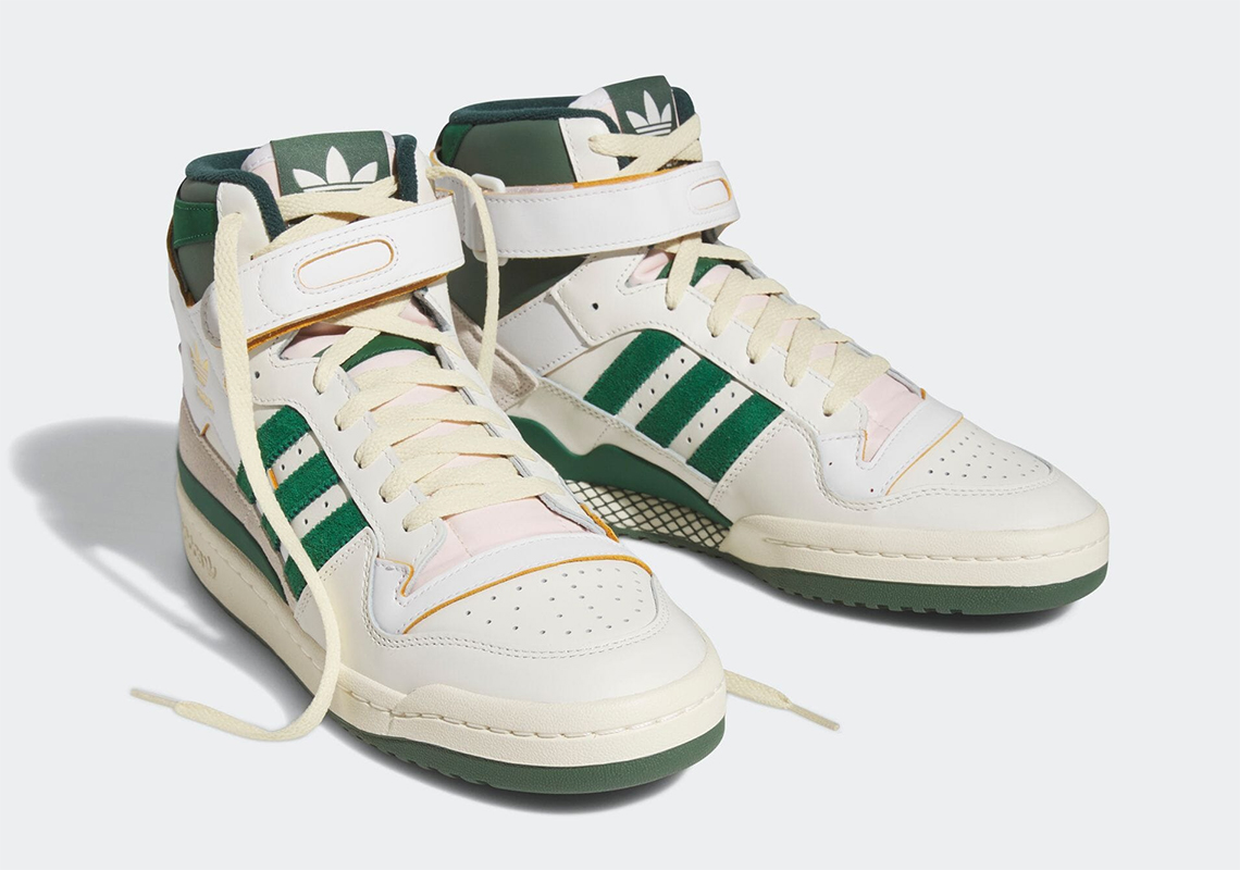 continental sneakers shoes | Forum 84 High "White/Green/Gold" GW2203 | WakeorthoShops