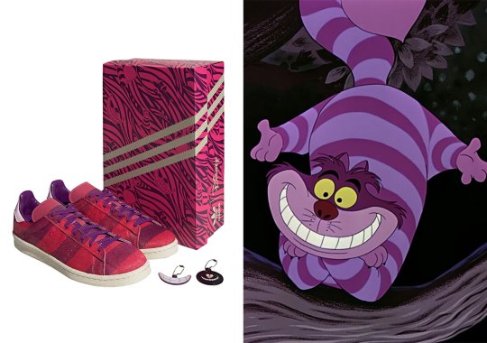 Alice In Wonderland's Cheshire Cat Appears On The adidas Campus 80s