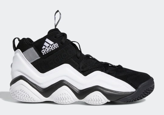The adidas Top Ten 2000 Constructs An Opposing Black/White Outfit