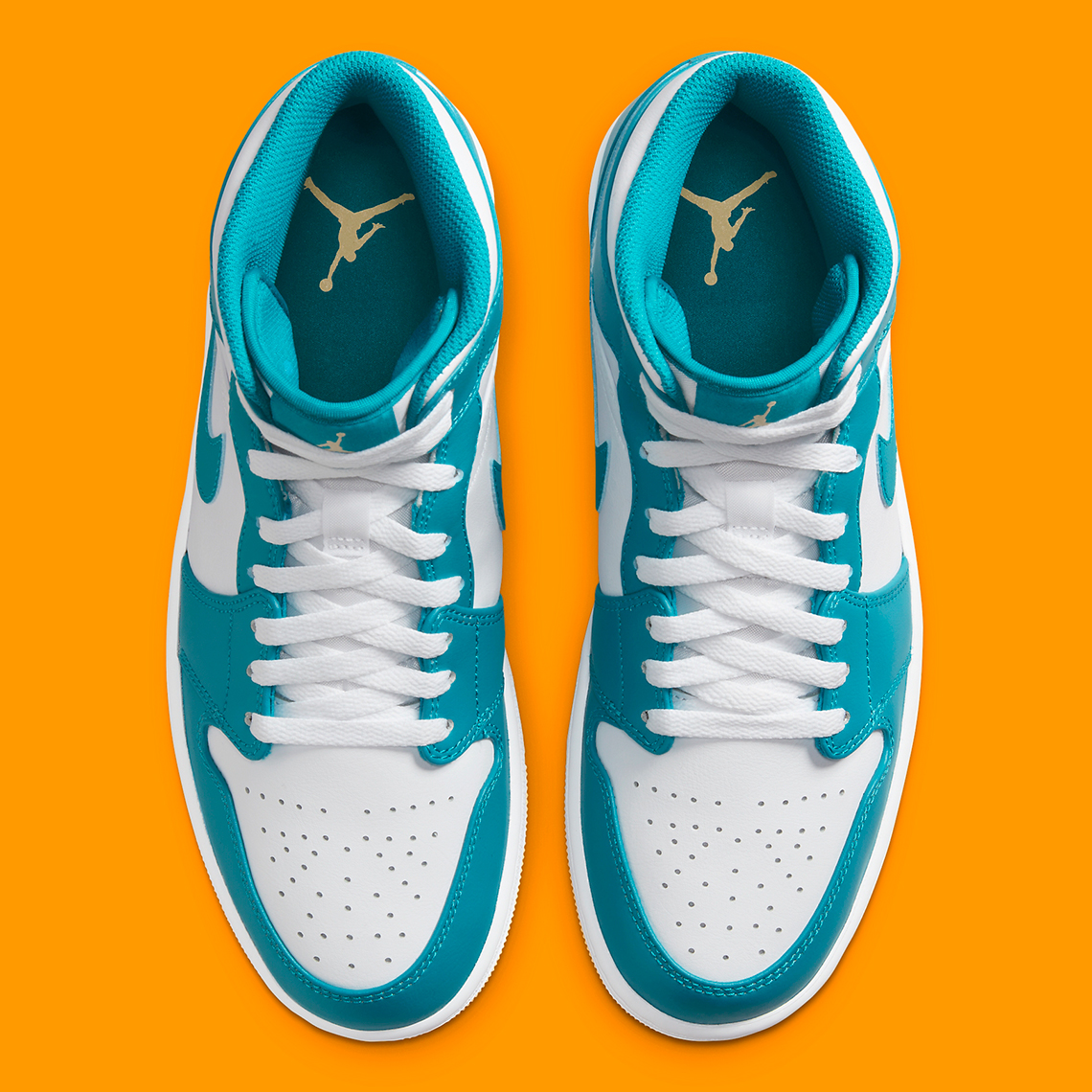 The Women's Air Jordan 1 Mid Brightens Up With Aqua And Peach