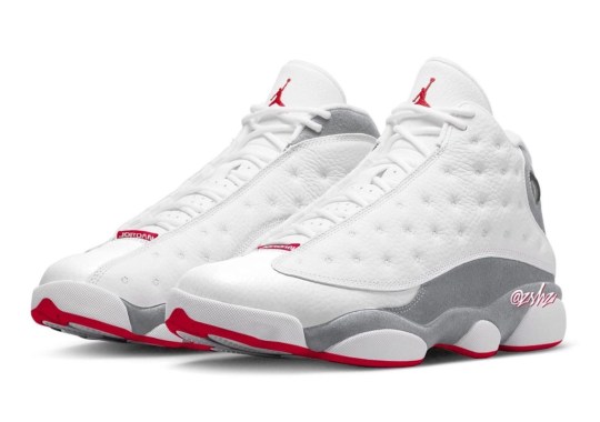 Air Jordan 13 Mixes “Wolf Grey” And “Red” For 2023