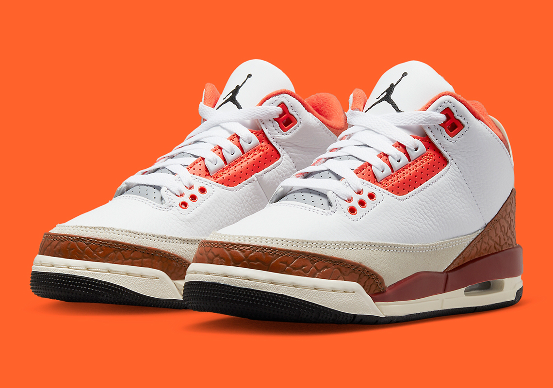 Official Images Of The Air Jordan 3 GS "Mars Stone"