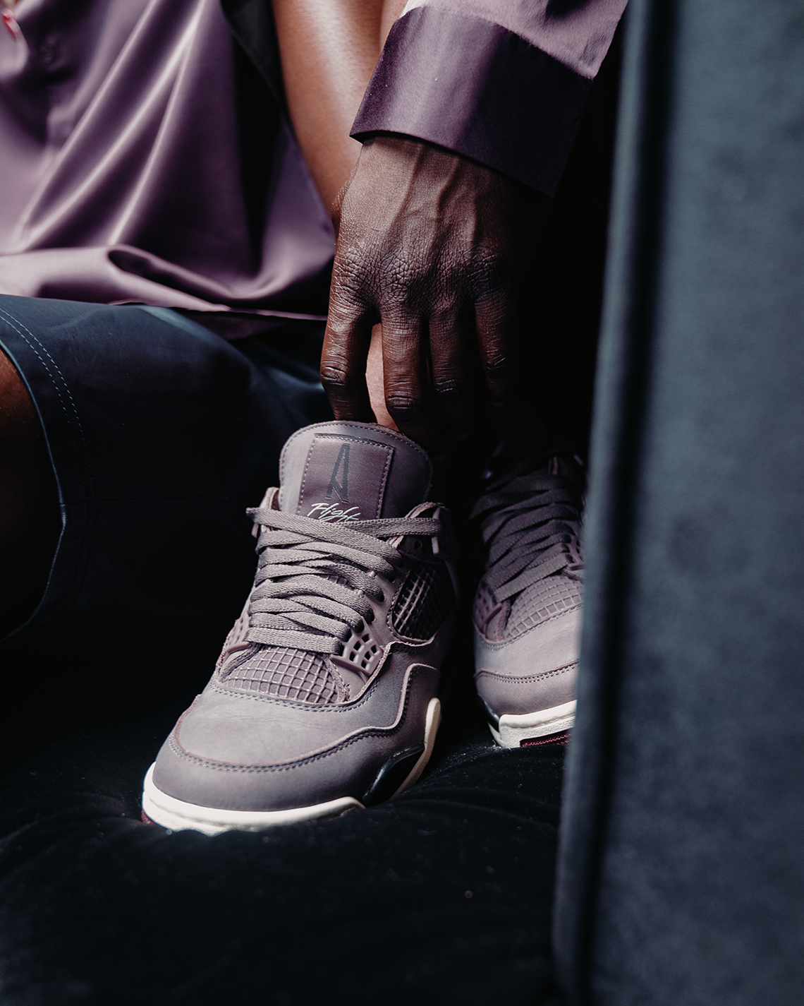 Wolf Grey and Purple Jordan appears Future Low GS Maniere Release Date 8