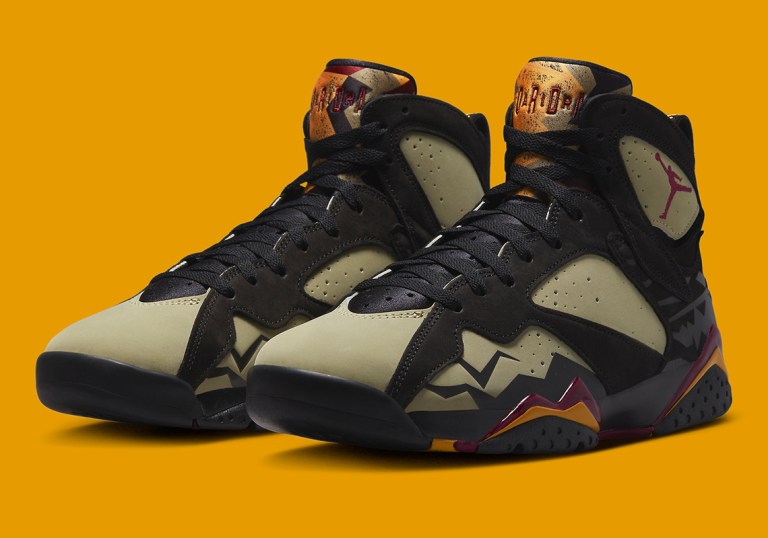 Air Jordan Retro 7 Men\'s Sneakers Black/Olive Size 10 DN9782-001 Air Jordan 7 Retro  main image 4