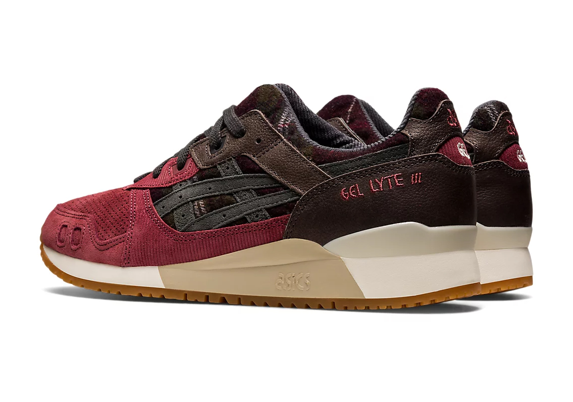 Asics gel lyte iii russet clearance brown