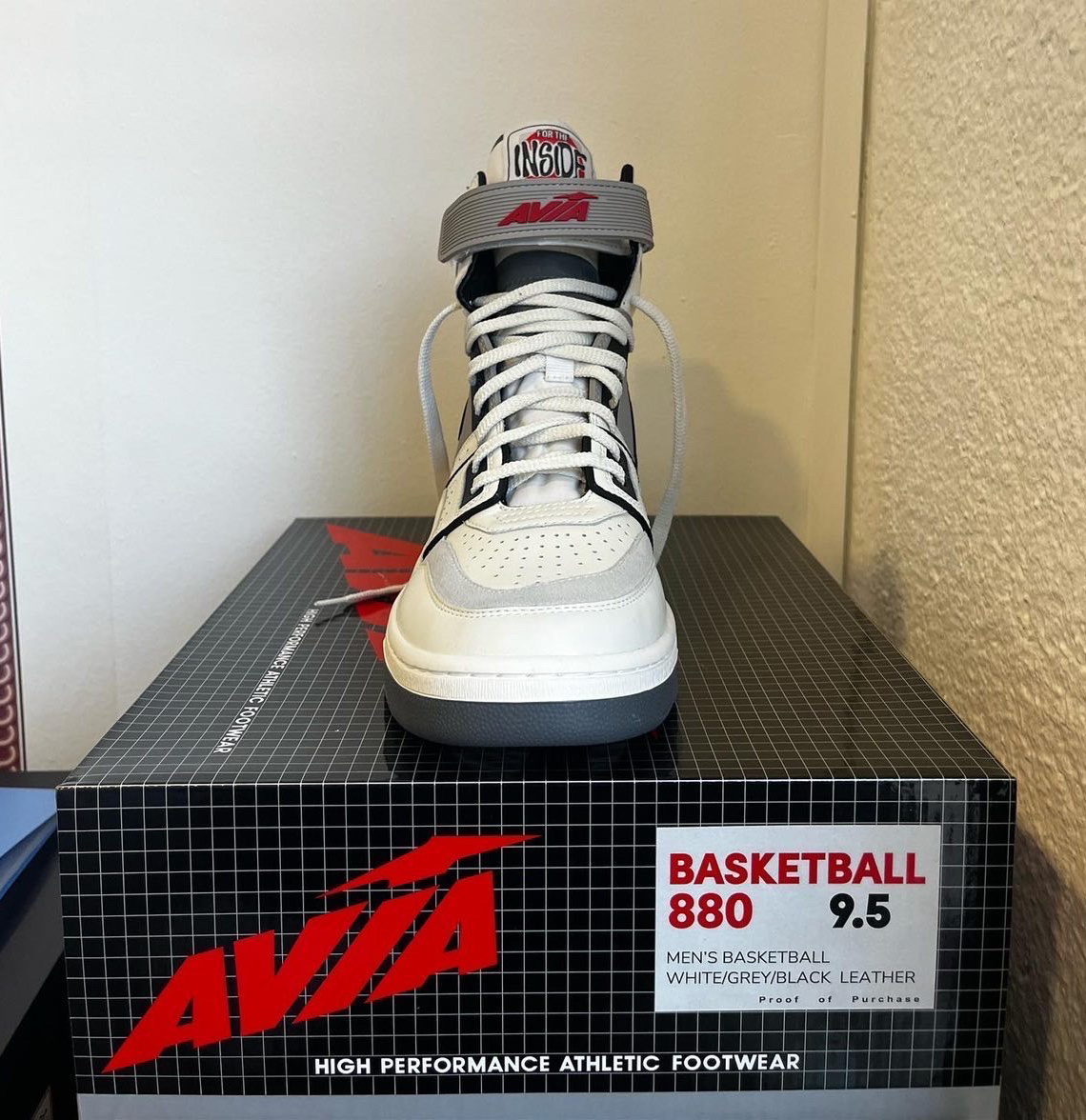 New Avia 880 OG High Top Basketball Shoe Sneaker Off White #879/1000 DS  W/Rec