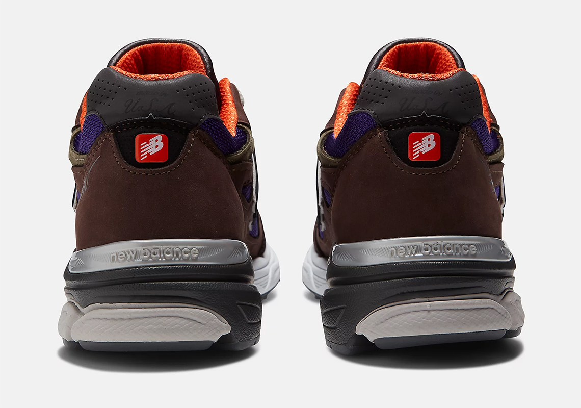 New Balance 990v3 Made In Usa Brown Purple Orange M990br3 6