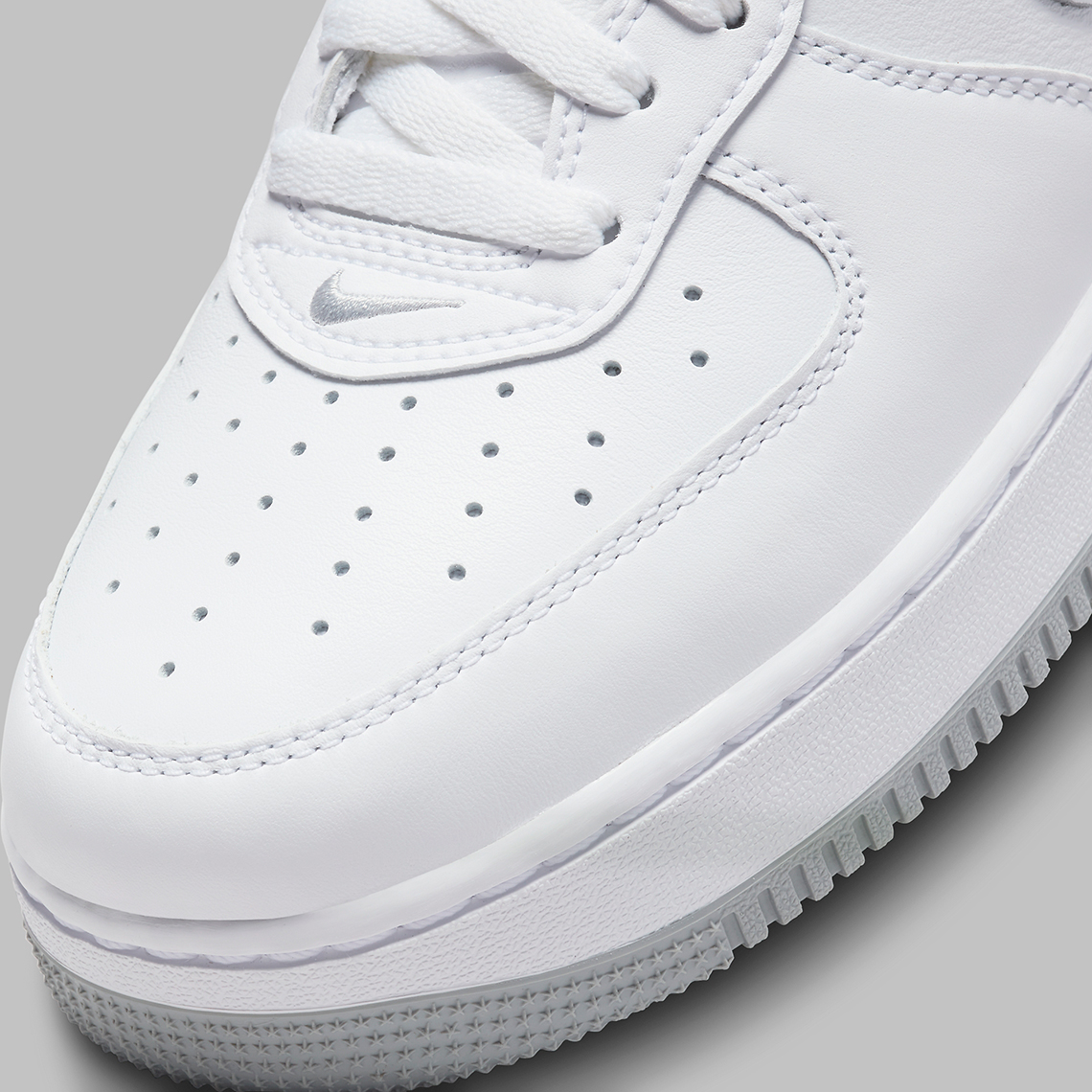 Official Images: Nike Air Force 1 EMB Black Silver •