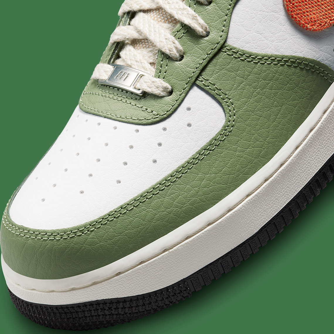 Nike Air Force 1 Low Oil Green sneakers - ShopStyle