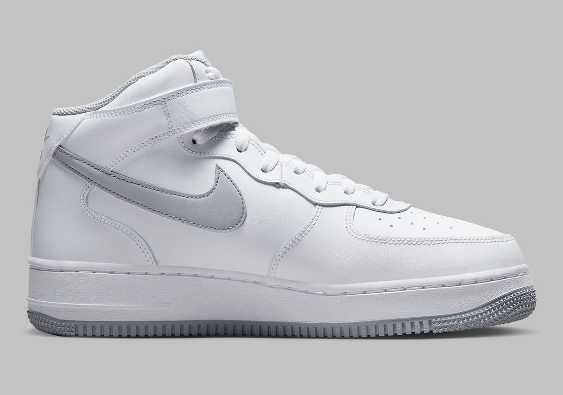 nike air force 1 mid white grey DV0806 100 5