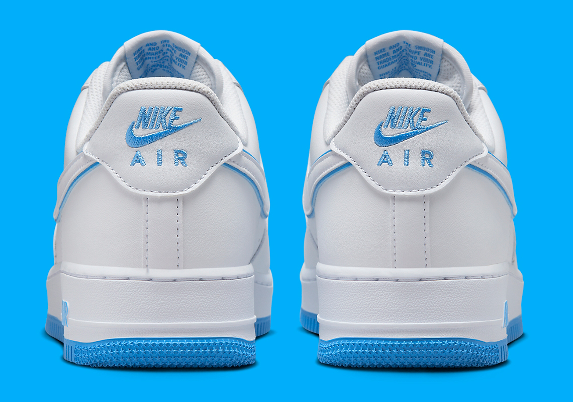 🏀 Nike Air Force 1 Custom Low Two Two Baby Blue White Shoes Men Women Kids  UNC 