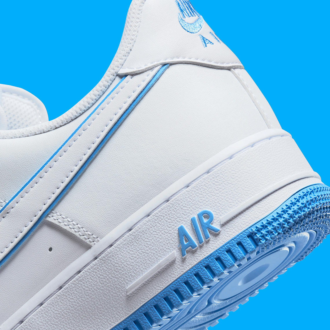 🏀 Nike Air Force 1 Custom Low Two Two Baby Blue White Shoes Men Women Kids  UNC