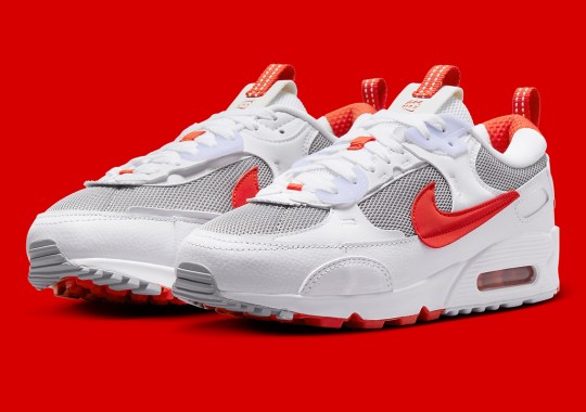 The Nike Air Max 90 Futura Adds “Fire Red” To The Mix
