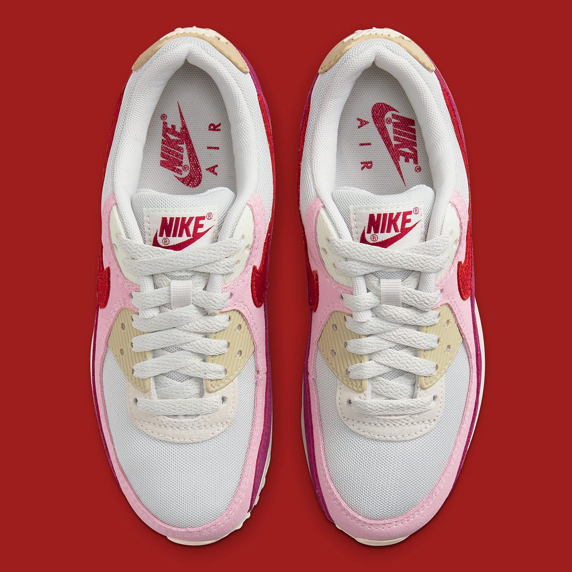 A Valentine's Day Friendly Nike Air Max 90 Appears Before The