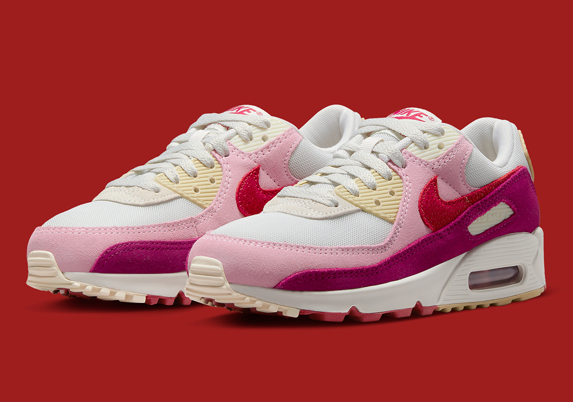 Nike Air Max 90 Pink Red Fb8477 0012